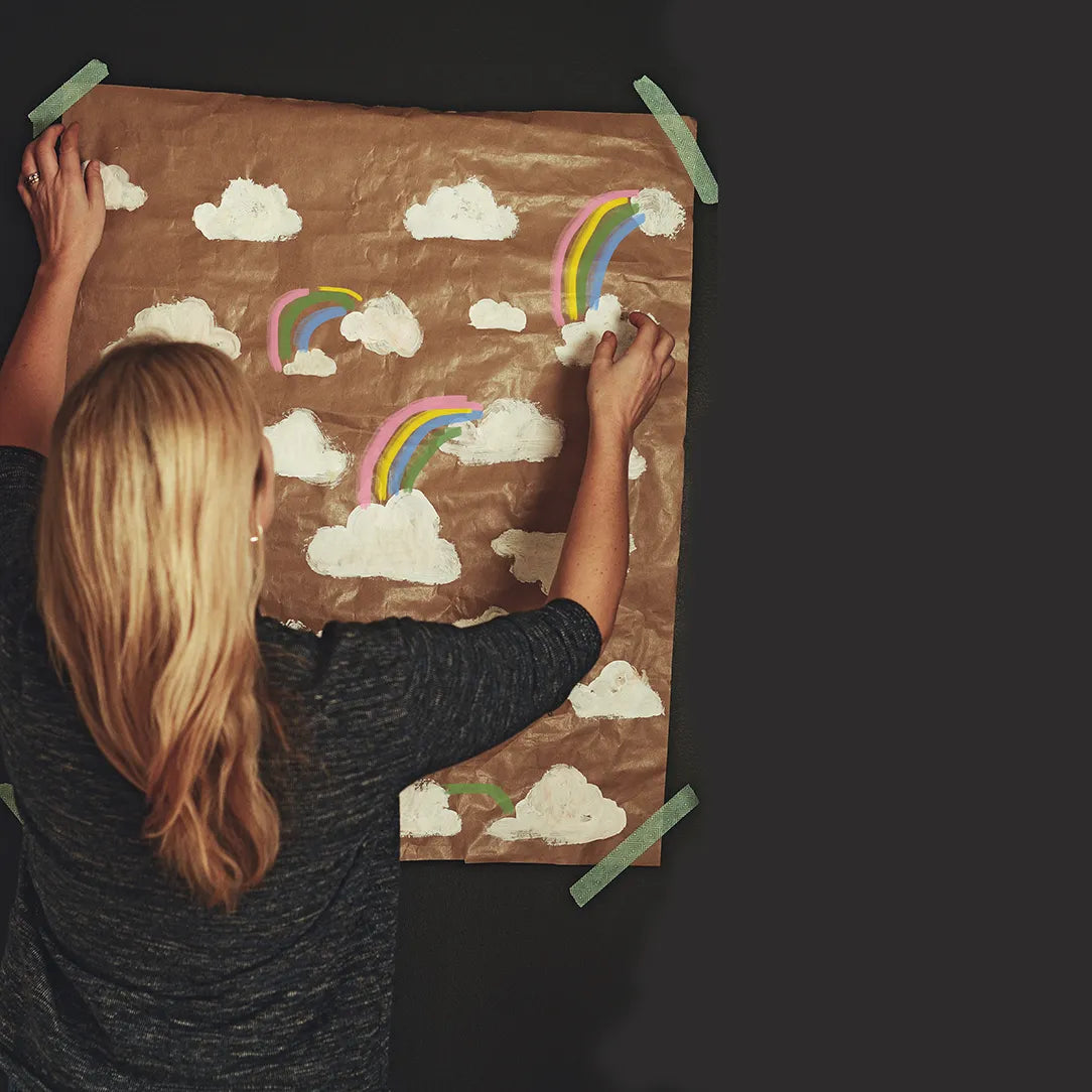 COLLABORATIVE RAINBOW ART – Willowday