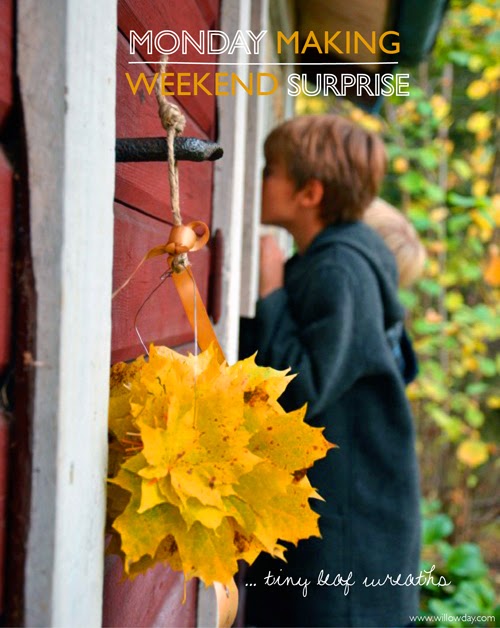 Tiny Leaf Wreaths