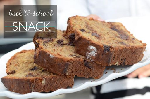 CHOCOLATE CHUNK BANANA BREAD