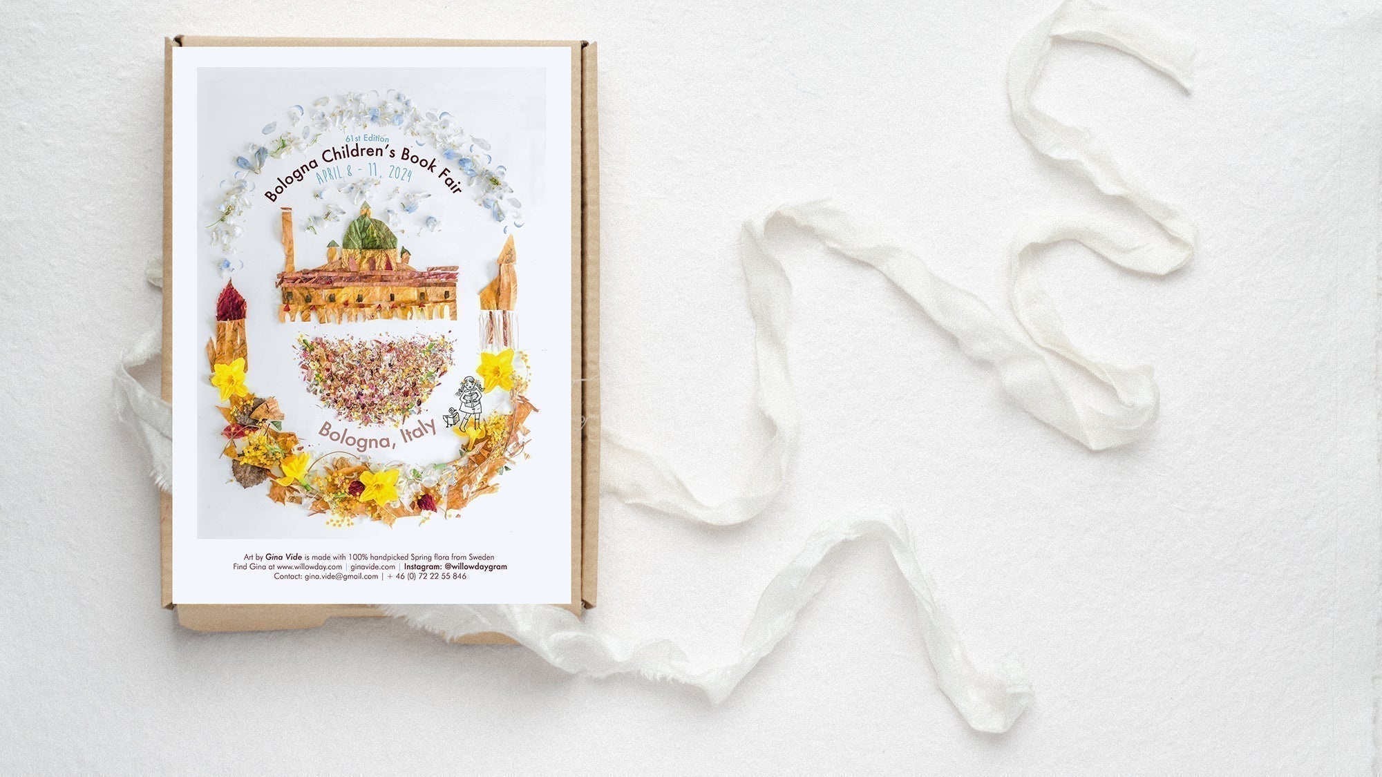 Bologna Children's Book Fair Poster by Gina Vide