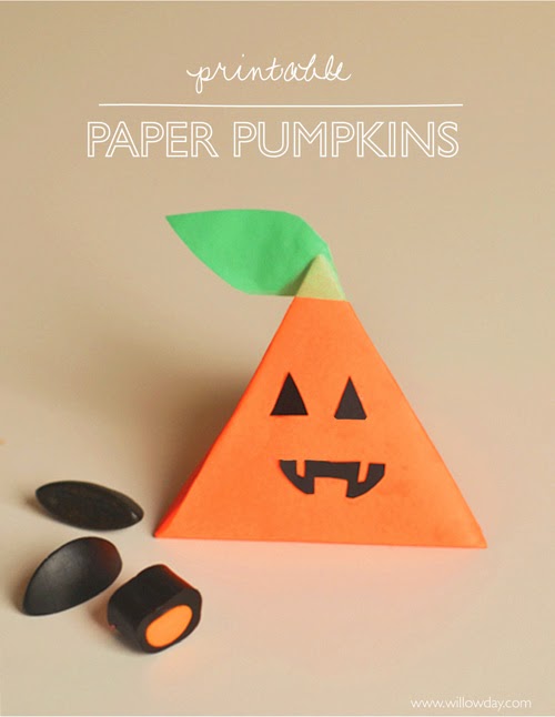 Paper Pumpkin Boxes