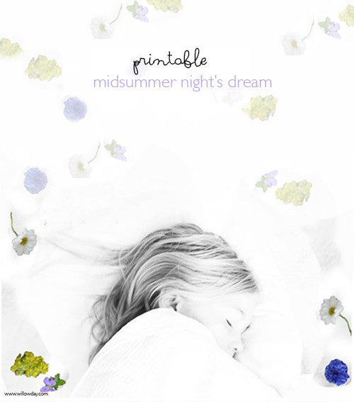 Midsummer’s Dream Printable