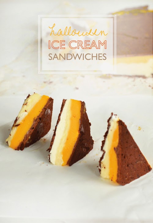 HALLOWEEN ICE CREAM SANDWICHES