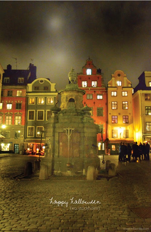 GAMLA STAN BY NIGHT FOR HALLOWEEN