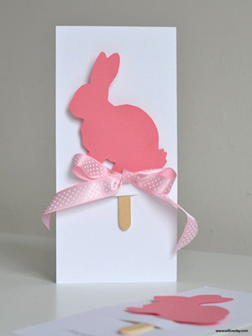 Shadow Puppet Bunny Cards