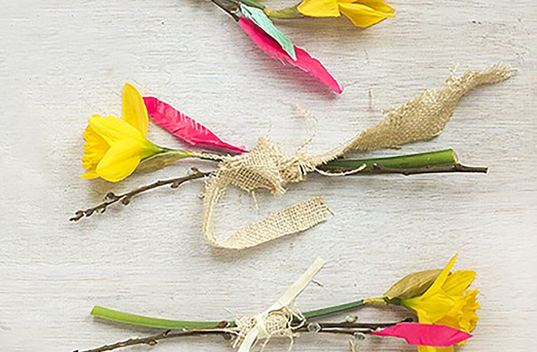 How to Make Washi Tape Feathers