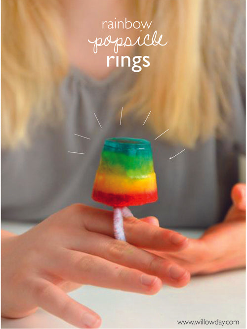 RAINBOW POPSICLE RINGS