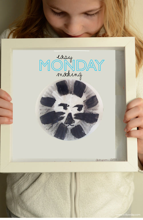 Easy Monday Making: Cupcake Liner Art