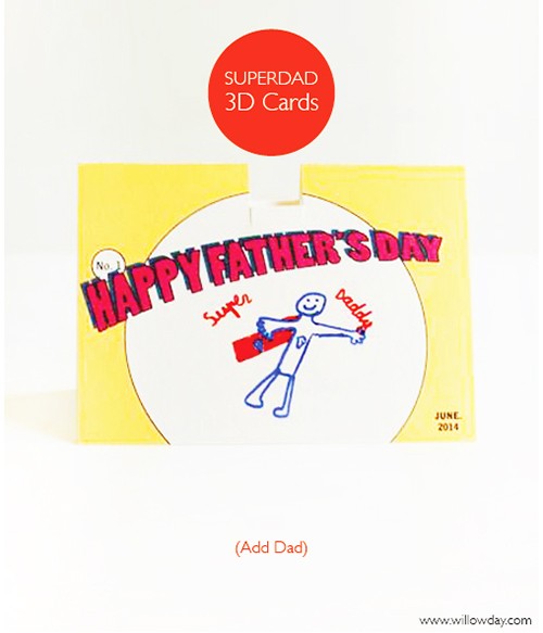 Super Hero Father’s Day Card