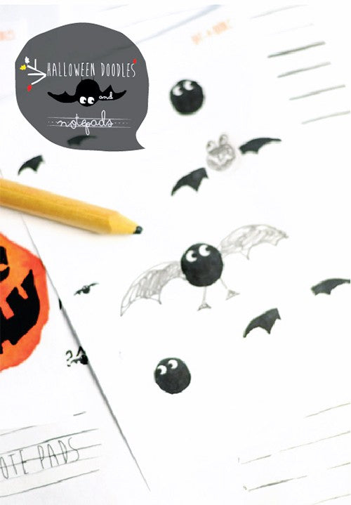 Halloween Note Pads and Doodle Books