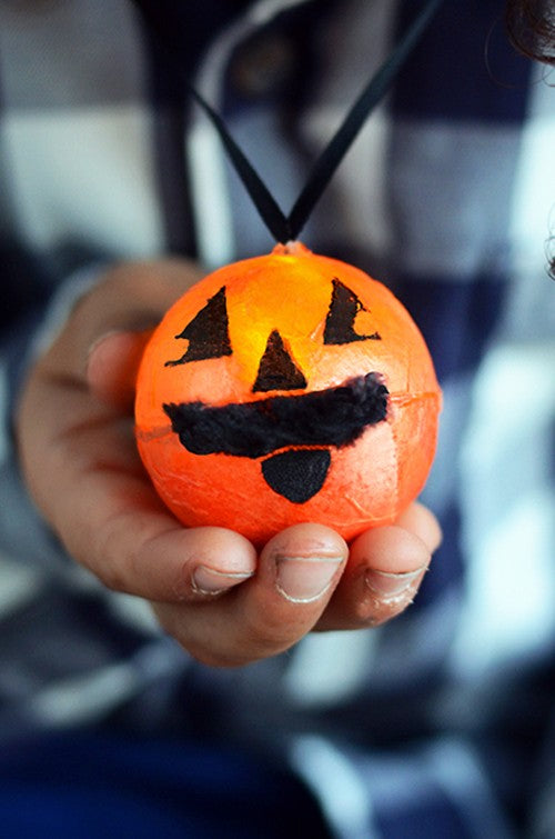 Halloween Pumpkin Light Necklaces