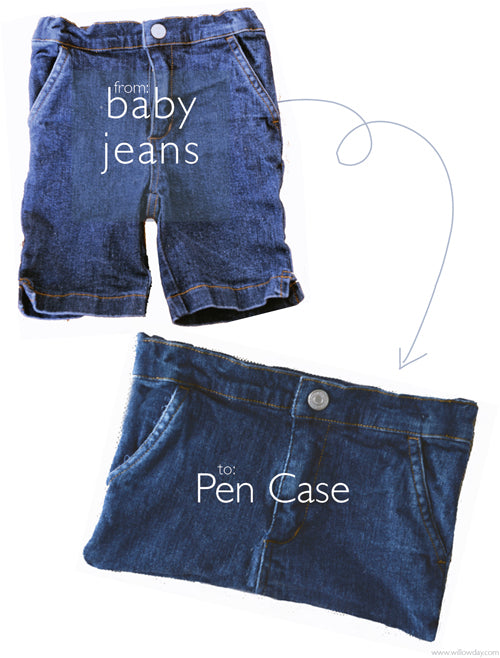 DIY: Pen Case from Recycled Jeans