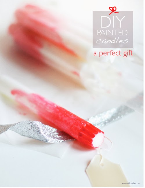 Perfect Gift: Hand-painted Painted Candles