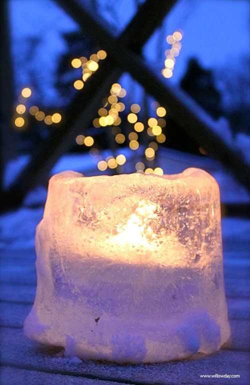 ICE ART #5: SAND BUCKET ICE LANTERNS