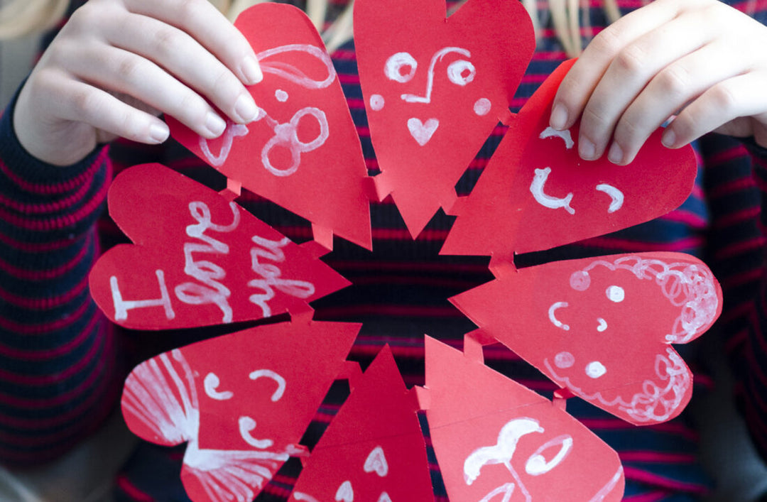 Make Paper Cut Heart for Valentine’s Day