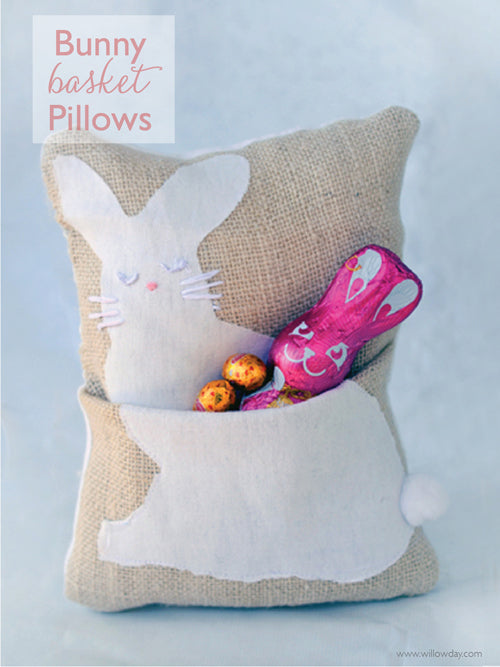 Bunny Basket Pillows