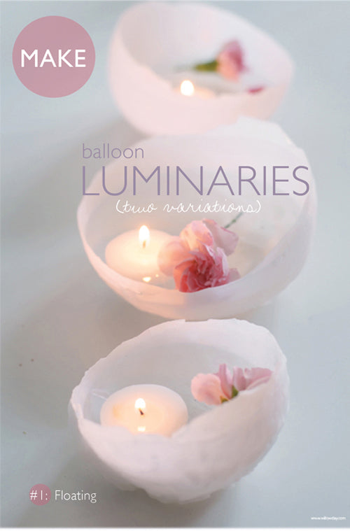 Party Perfect: Wax Luminaries in 2 Variations