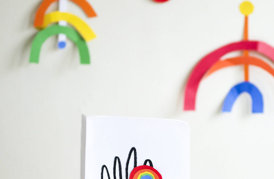 DIY PAPER RAINBOW RINGS and “My Color is Rainbow” children’s book