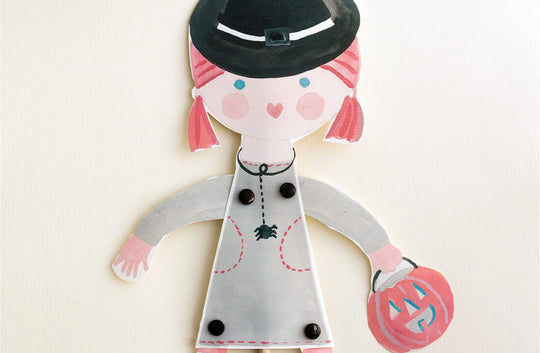 Printable Halloween Paper Dolls