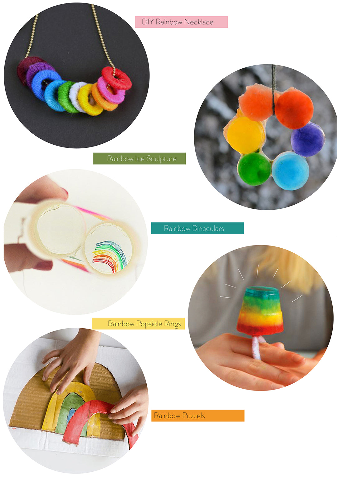 10 Rainbow Projects to make with kids