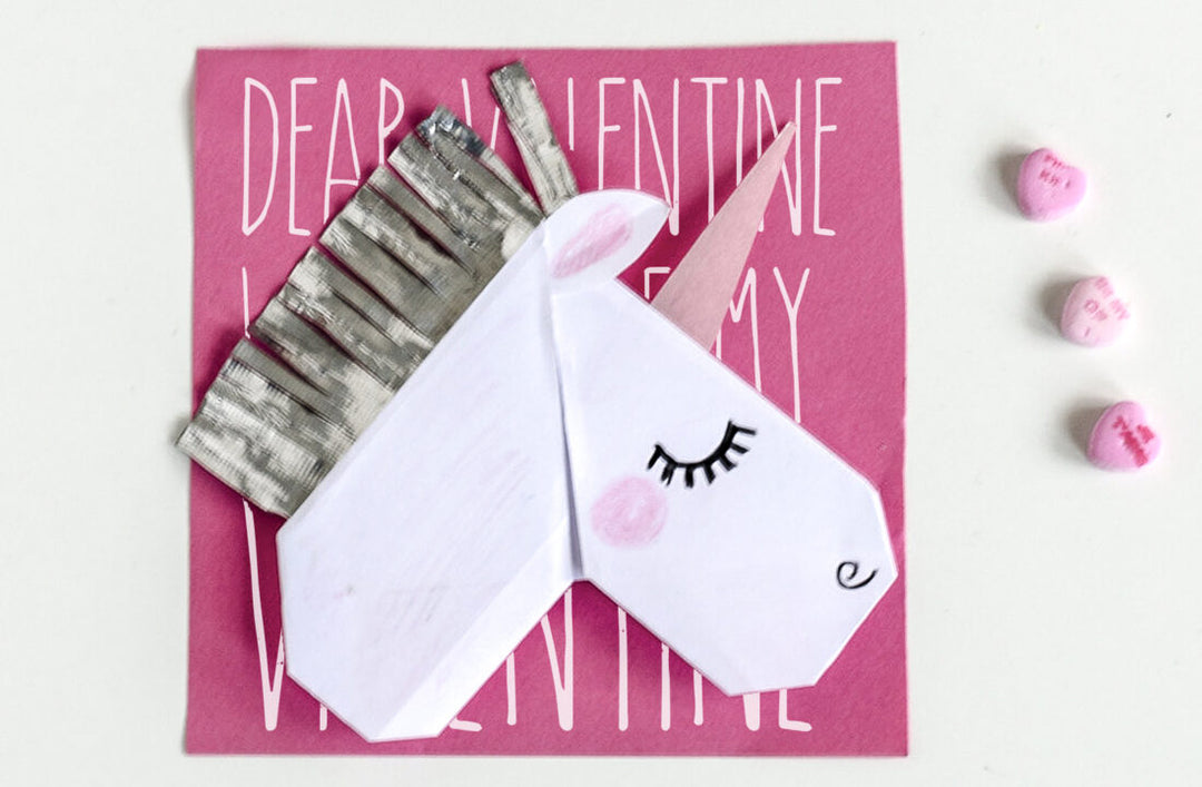 Unicorn Valentine’s Day Cards and Unicorn Bookmarks