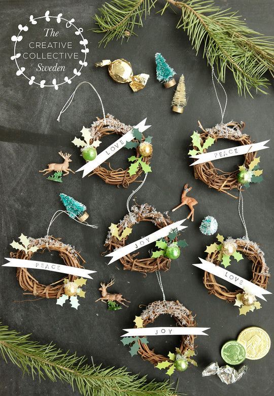 DAY 13: The Christmas Countdown: Wreath Ornaments