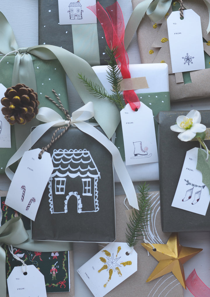 24 Scandinavian-theme Gift Tag Printables